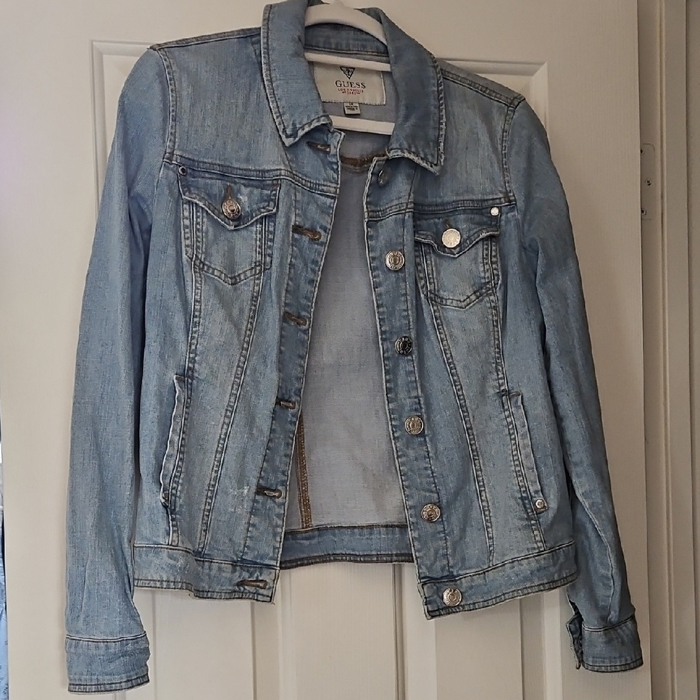 Guess Blue Jean Jacket Classic Denim Style